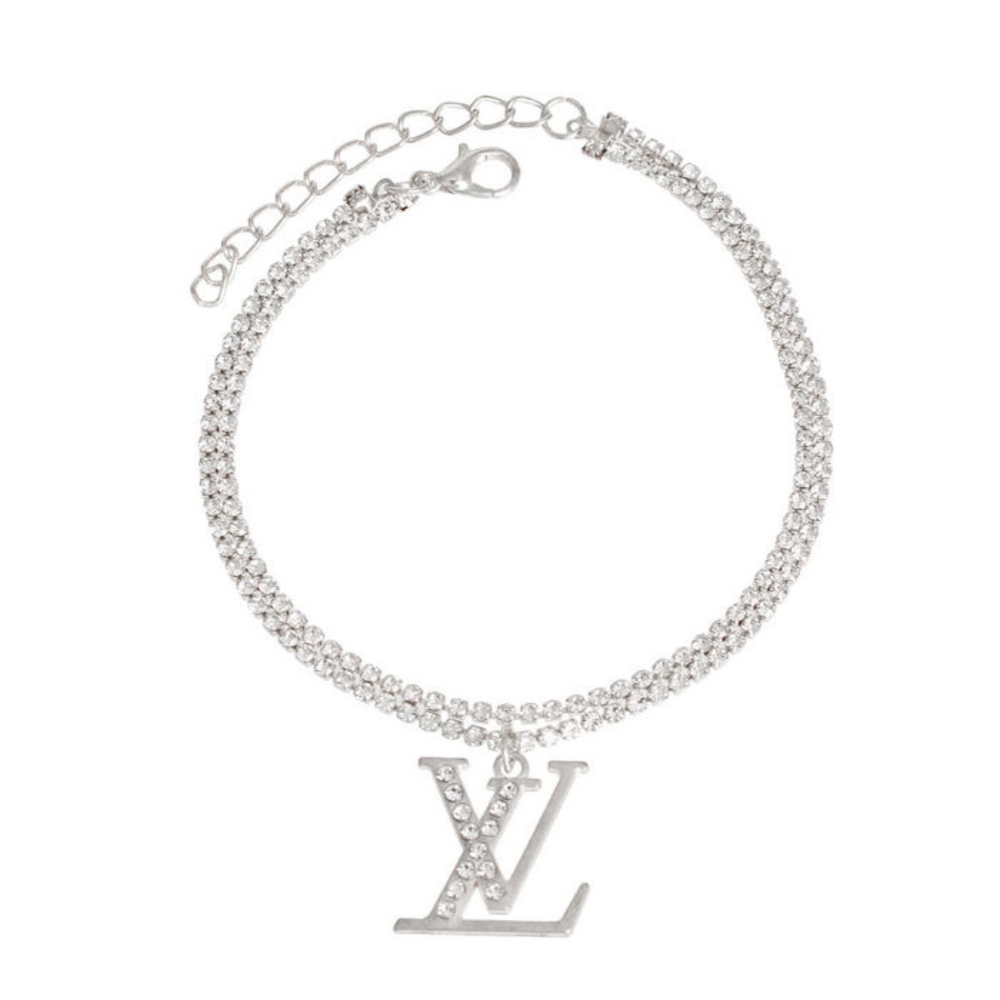 Iced Chain Anklets - Picture 2 of 3